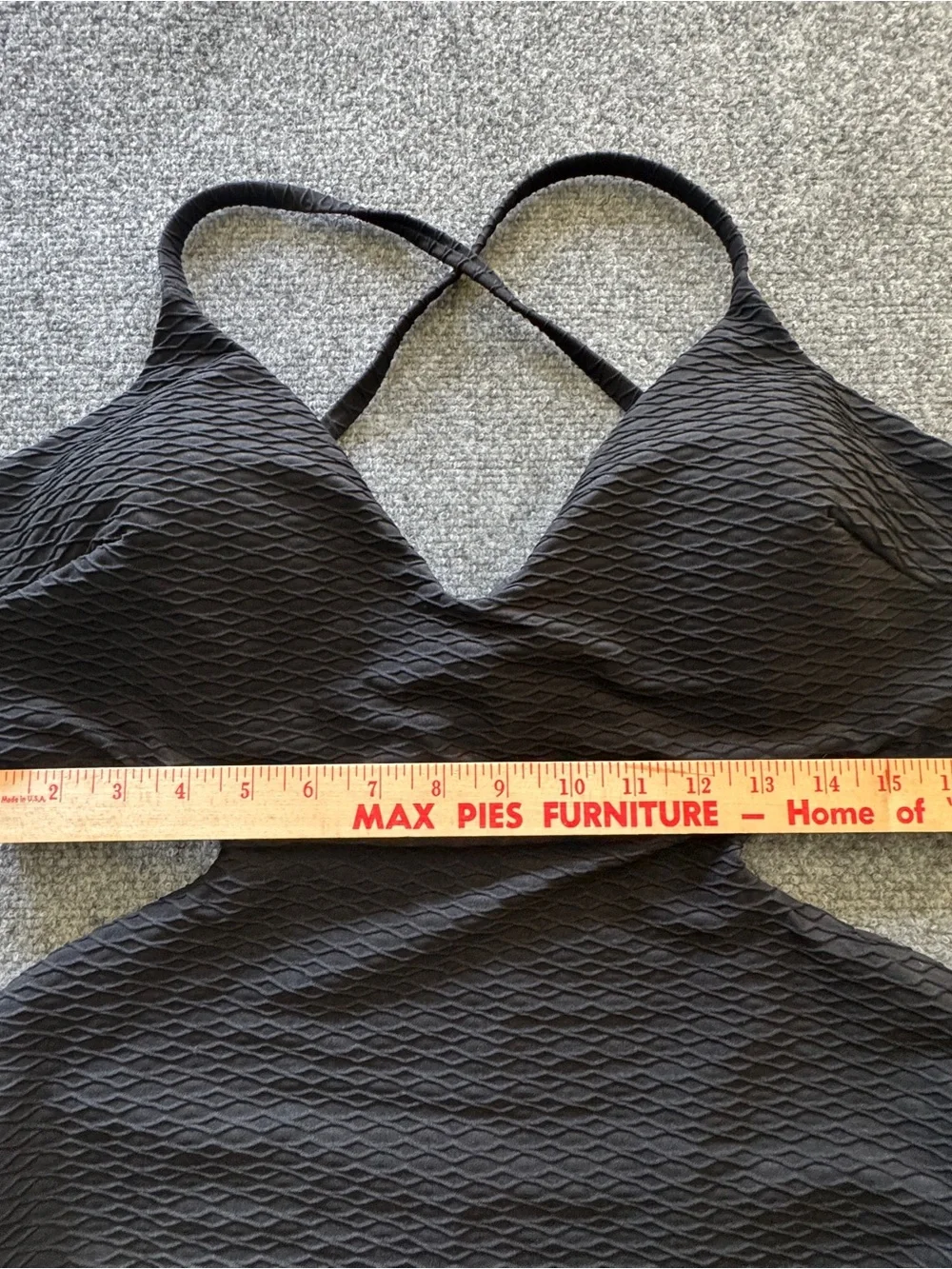 Victoria’s Secret Cut Out Cheeky One Piece Swimsuit XXL Textured Black